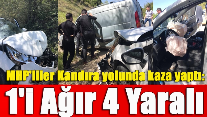 MHP Karamürsel İlçe Başkanı Çetin Öksüz’ün Annesinin cenazesinden Kandıra’ya dönerken