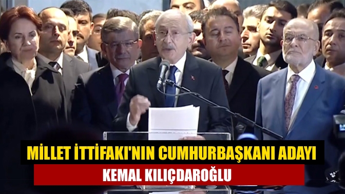 Millet İttifakı'nda cumhurbaşkanı adayı krizi çözüldü. İYİ Parti lideri Meral