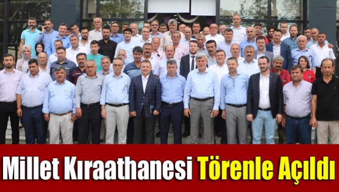 Kandıra ilçesinde Millet Kıraathanesi törenle açıldı.