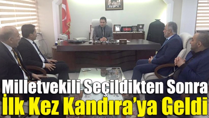 Milletvekili sıfatıyla ilk kez Kandıra’yı ziyaret eden AK Parti Kocaeli