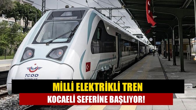Ulaştırma ve Altyapı Bakanı Adil Karaismailoğlu, milli tren setinin bugün