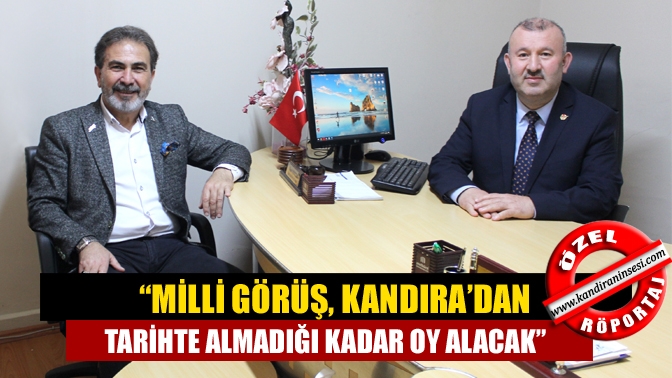 Yeniden Refah Partisi Kocaeli 1.sıra Milletvekili Adayı Mehmet Aşıla, “Kandıra’nın
