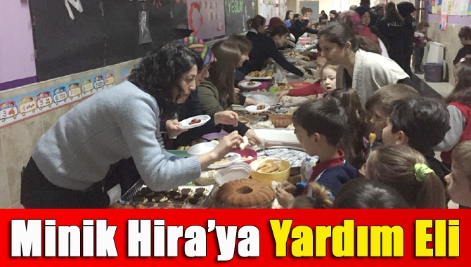 Kandıra Akçakoca İlkokulu, minik Defne Hira için yardım kermesi düzenledi
