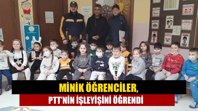 PTT Kandıra personeli, Selma Orhon Atameriç Anaokulu öğrencilerini ziyaret edip