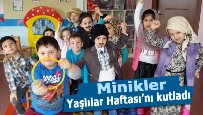 Kandıra Selma Orhon Atameriç Anaokulu öğrencileri, Yaşlılar Haftası nedeniyle düzenledikleri