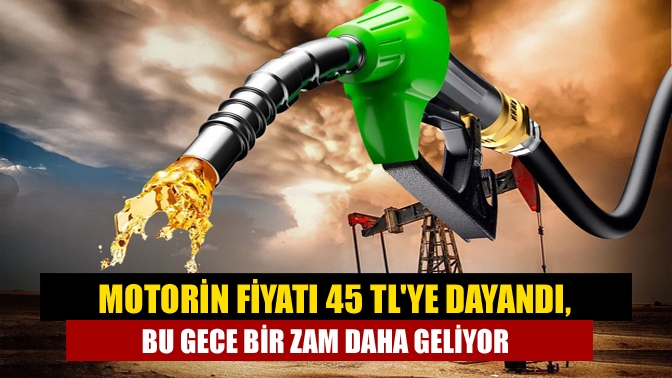 Gece yarısı 1 lira 38 kuruş zamlanan motorine bu gece