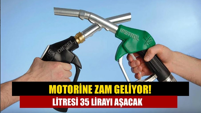 Akaryakıt zamları durmadan devam ediyor. Motorine bu gece 1 lira