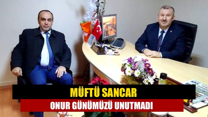 Kandıra İlçe Müftüsü Rahmi Sancar, gazetemizi ziyaret ederek 16 Ocak