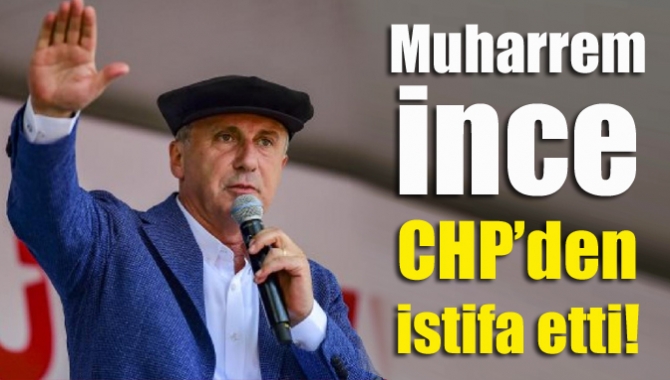 Memleket Hareketi'ni partileştirme kararı alan CHP eski Milletvekili Muharrem İnce,
