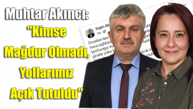 Şerefsungur Muhtarı Ergün Akıncı CHP Kandıra ilçe Başkanı Gülay Eyisabuncular'ın