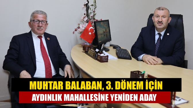 Kandıra Sevilen isim İsmail Balaban, halkın teveccühüyle üçüncü dönemde Aydınlık