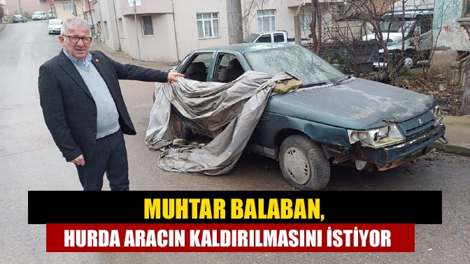 Aydınlık Mahallesi Muhtarı İsmail Balaban, mahallelerinde çevre kirliliğine neden olan