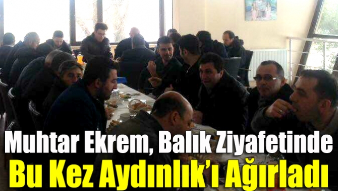 Kefken Mahalle Muhtarı Zeynel Abidin Ekrem ve heyeti, bu kez