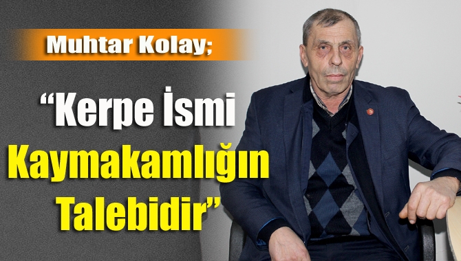 Kandıra Kaymakamlığı sahillerdeki mahallelerin muhtarlık ismiyle ifade edilmesi için harekete