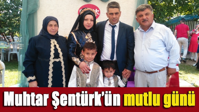 Ağaçağıl Mahalle Muhtarı Mehmet Şentürk’ün torunları Kerem Latif ve Eyüp