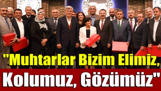 Kocaeli Valiliği ve Kocaeli Büyükşehir Belediyesi, Kocaelili muhtarları yemekli toplantıda