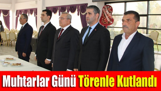 Kandıra'da19 Ekim Muhtarlar Günü vesilesiyle tören ve etkinlikler düzenlendi.
