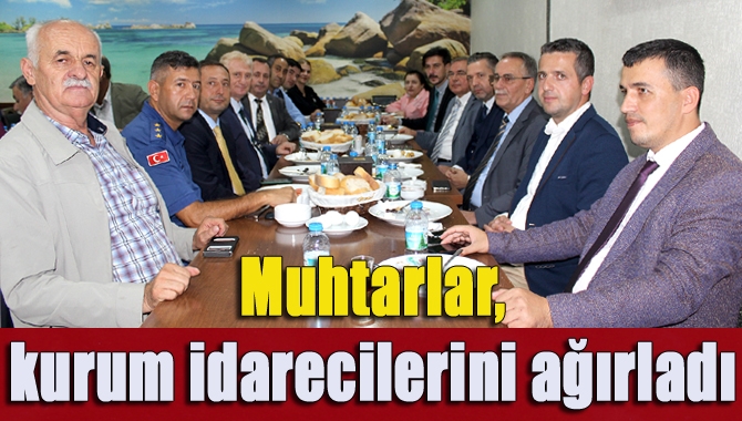 Türkiye Muhtarlar Derneği Kandıra Şube Başkanlığı, ilçedeki kurum idarecilerini geleneksel