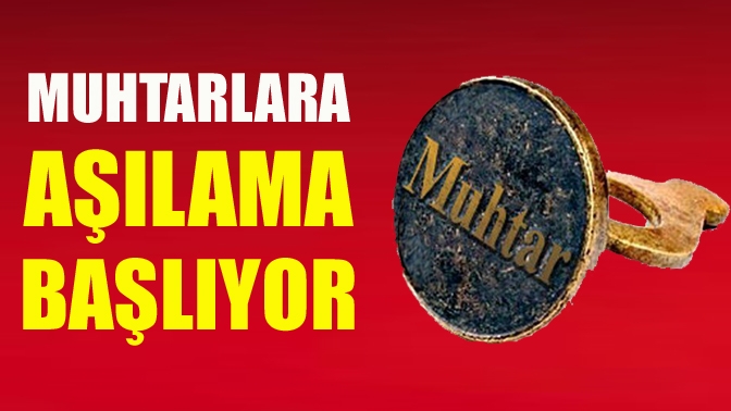 Cumhurbaşkanı Erdoğan, açıklamasında muhtarlara da müjde vererek, mahalle muhtarlarının aşılanmasına