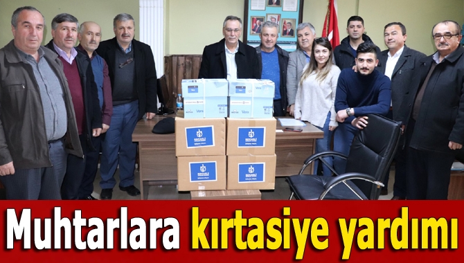 Büyükşehir Belediyesi tarafından, Kocaeli’nde görev alan tüm muhtarlara kırtasiye yardımı
