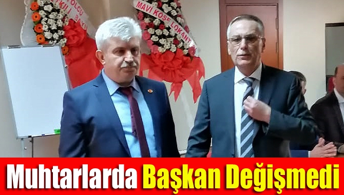 Türkiye Muhtarlar Derneği Kandıra Şubesi’nin kongresinde Mustafa Satılmış ile Ergün