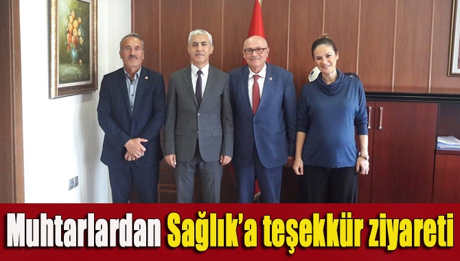 Kefken ve Kurtyeri mahalle muhtarları, İSU Genel Müdürü Ali Sağlık’ı