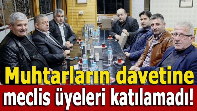 Kandıra’nın merkez mahalle muhtarları, belediye meclis üyelerini istişare yemeğinde ağırlamak
