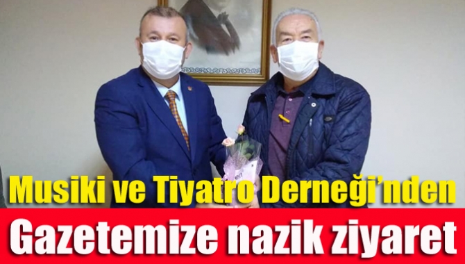 Kandıra Musiki ve Tiyatro Derneği Başkanı Rüştü Uygur, Basın Onur