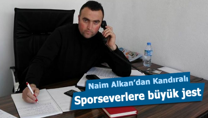 İlimizin tanınmış simalarından Kandıralı Naim Alkan, Kocaelispor-Güngerenspor karşılaşması için Kandıra’dan