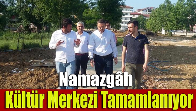 Kandıra Belediyesi tarafından yapılan Namazgâh Kültür Merkezi inşaatında sona geliniyor.