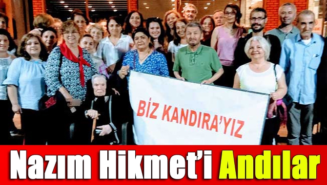 Bizkandıra’yız Şiir Topluluğunun tertiplediği Nazım Hikmet Ran’ı anma ve şiir