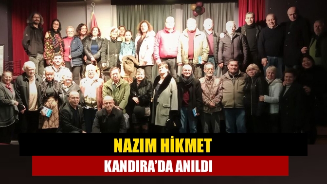 Biz Kandırayız Şiir Topluluğu, önceki gün Kandıra’da Nazım Hikmet için