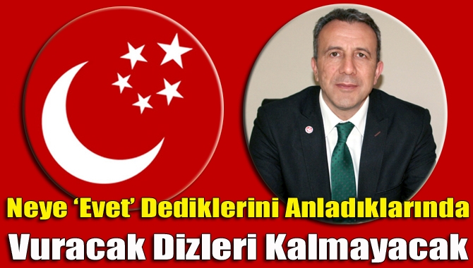 Saadet Partisi Kandıra İlçe Başkanı Ramazan Nural Arslan, “Evet diyenler,