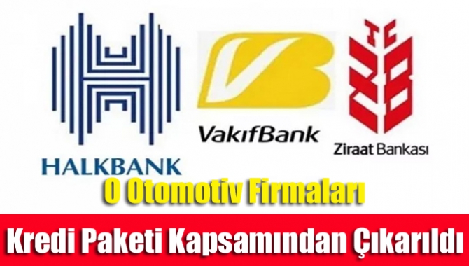 Ziraat Bankası, Halkbank ve Vakıfbank, Honda, Hyundai, Fiat, Ford, Renault