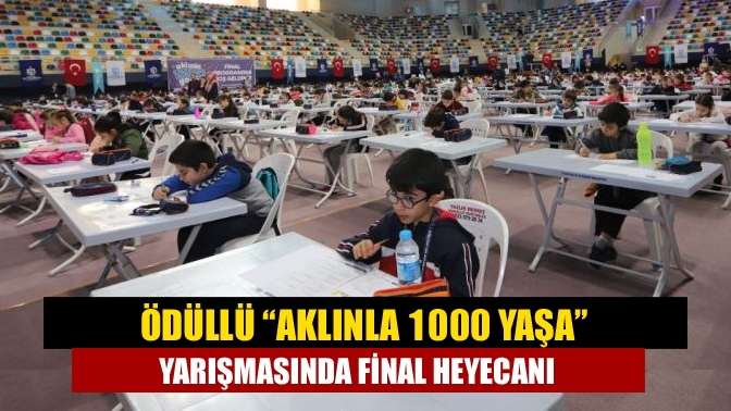İl genelindeki dördüncü sınıf öğrencilerinin katıldığı “Aklınla 1000 Yaşa Zeka