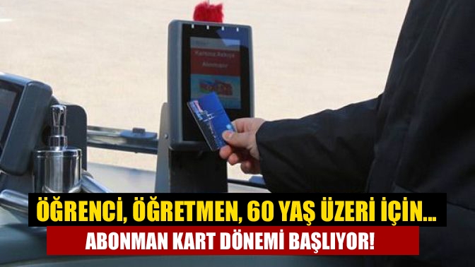 UKOME’de alınan karar doğrultusunda Kocaeli’de Abonman Kart uygulaması başlıyor. Uygulamadan