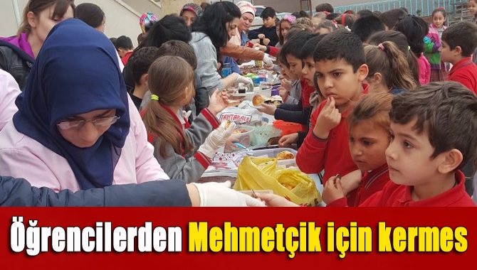 Kandıra Akçakoca İlkokulu 4. sınıf öğrencileri okul bahçesinde kermes düzenleyerek