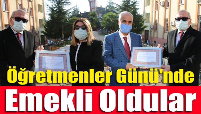 Kandıra’da 24 Kasım Öğretmenler Günü nedeniyle tören düzenlendi. Akçakoca ilkokulu