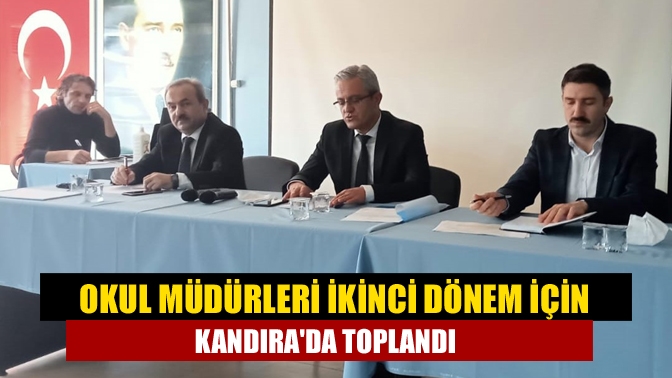 Kandıra İlçe Milli Eğitim Müdürlüğü tarafından düzenlenen programla okul müdürleri
