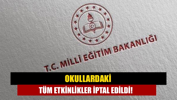 Milli Eğitim Bakanlığı, resmi ve özel okullardaki tören, müsabaka, yarışma