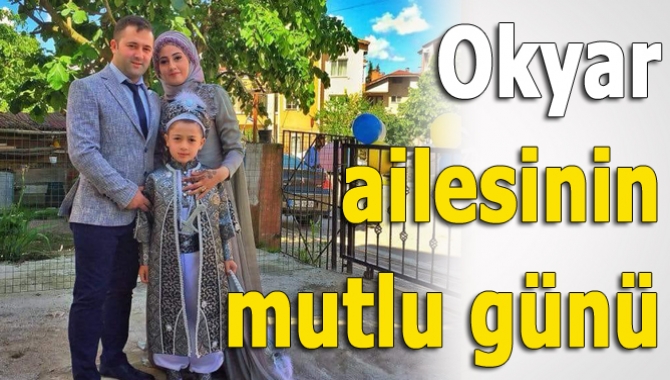 Hülya-Çağlar Okyar çiftinin biricik oğulları Eymen Ege, sünnet oldu.