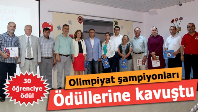 Akçakoca İlkokulu Matematik Kulübü tarafından düzenlenen Olimpiyat Sınavları’nda dereceye giren
