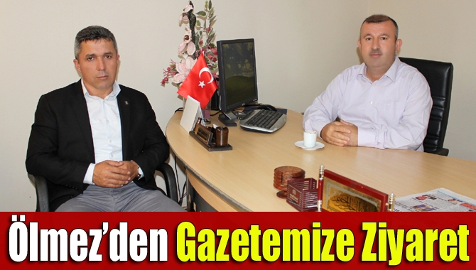 AK Parti Kandıra İlçe Başkan Adayı Erol Ölmez, gazetemizi ziyaret
