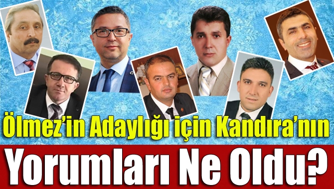 AK Parti Kandıra İlçe Başkanlığı’na aday olan isimler Erol Ölmez’in