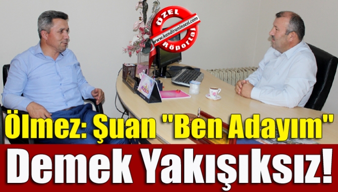 AK Parti Kandıra İlçe Başkanı Erol Ölmez, “AK Parti'de bir