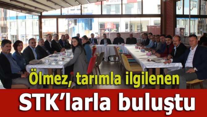 AK Parti Kandıra İlçe Başkanı Erol Ölmez, tarımla ilgilenen sivil