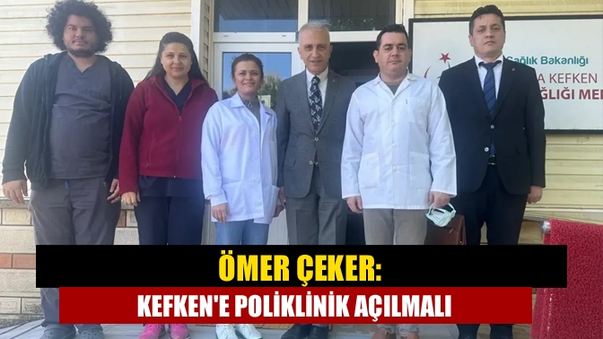 Türk Sağlık Sen Başkanı Ömer Çeker, Kandıra İlçesinde faaliyet gösteren