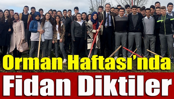 Kandıra Kocakaymaz Yunus Emre İlkokulu tarafından21-26 Mart Orman Haftası münasebetiyle