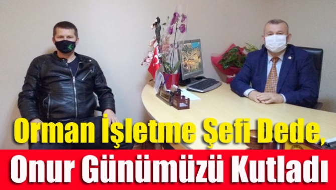 Kandıra Orman İşletme Şefi Hüseyin Buğra Dede, gazetemizi ziyaret ederek