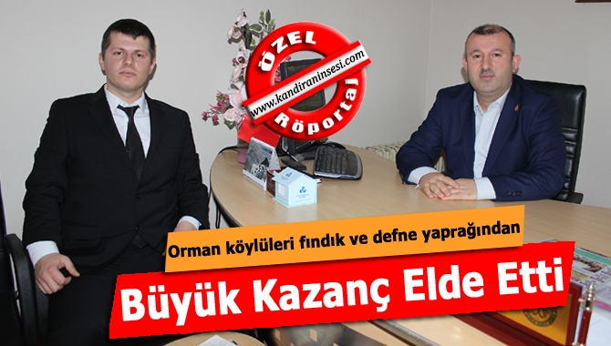 Kandıra Orman İşletme Şefi Hüseyin Buğra Dege, bu yıl orman
